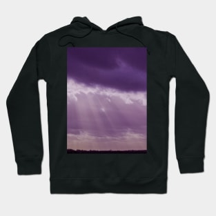 Purple rays Hoodie